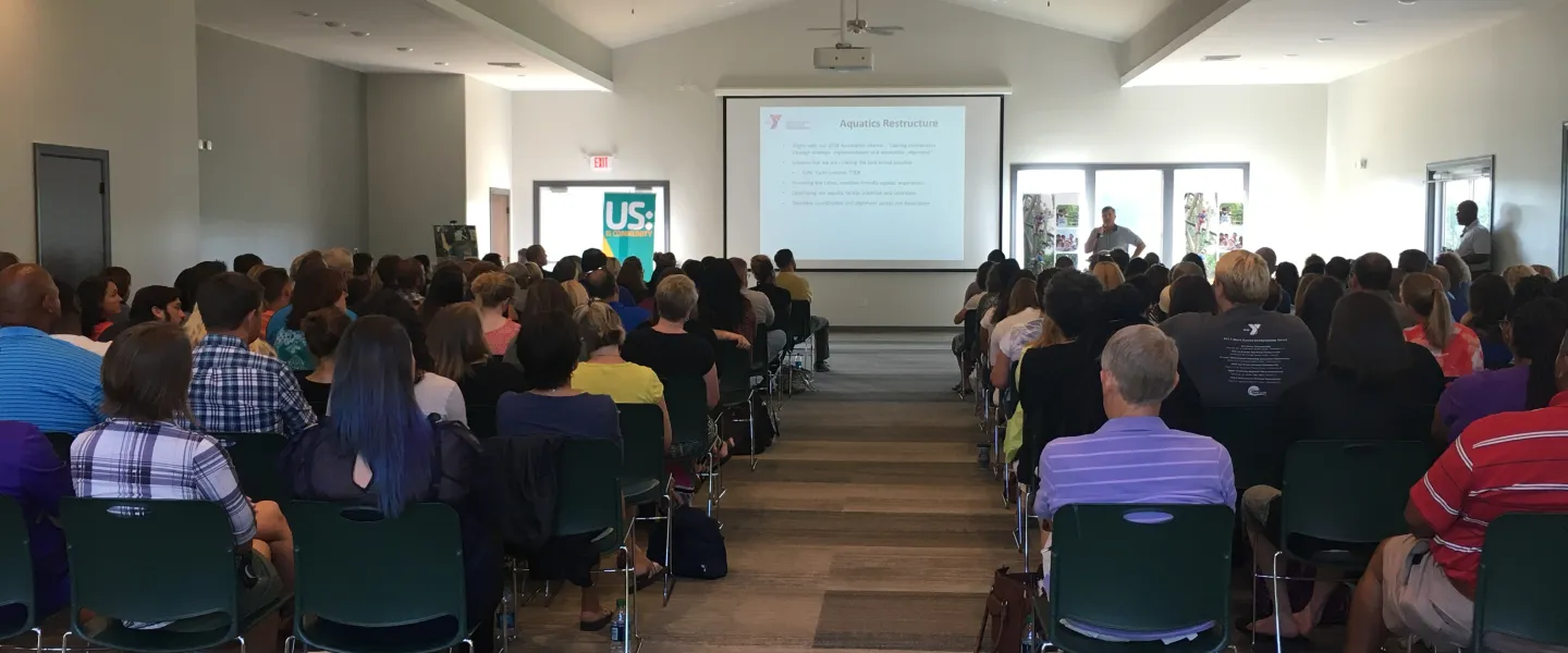 Inside of the Camp Hanes Reynolds Center